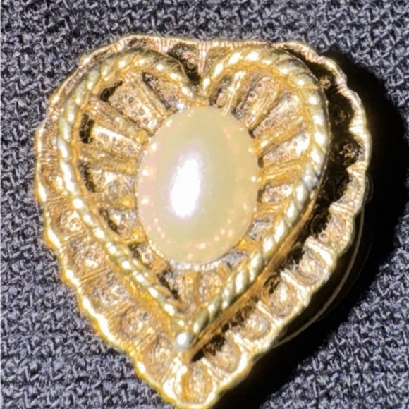 Vintage Retro Button Covers, Faux Pearl And Gold Tone, Set Of Three 1980-90's - Picture 2 of 5